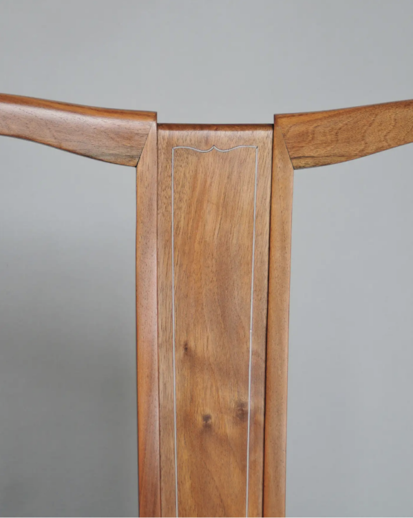 Set of 8 Fine French Art Deco Walnut Chairs by Dominique (6 Side and 2 Arm) - Image 11